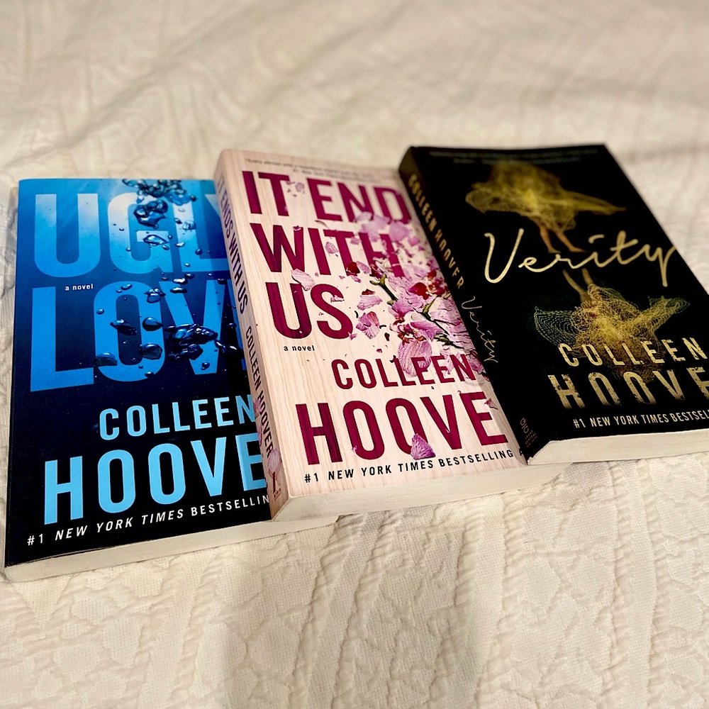 COLLEEN HOOVER: “Ugly Love, Verity & It Ends With Us”